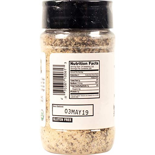 Johnnys Organic Seasoned Sea Salt 1 Pack