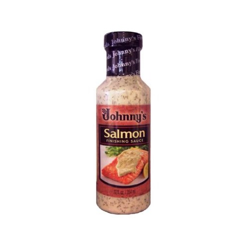 Johnnys Salmon Finishing Sauce, 12-Ounce Bottles Pack Of 6