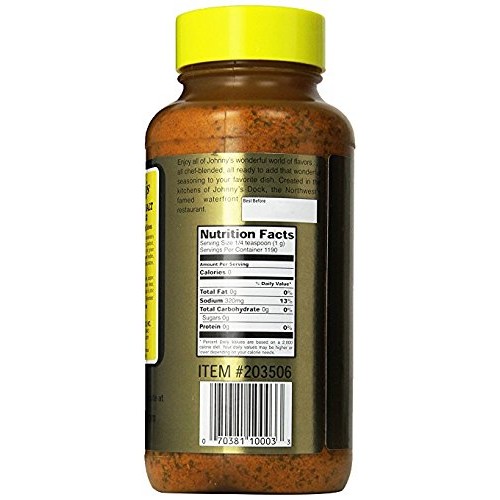 Johnnys Seasoning Salt, No Msg, 42 Ounce