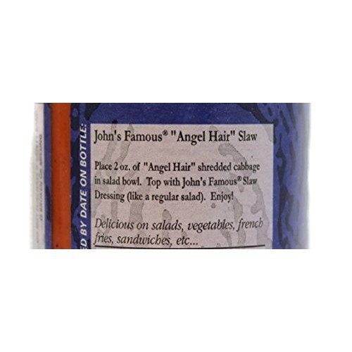 Johns Famous Angel Hair Slaw &Amp; Salad Dressing, 12 Ounce Bottle