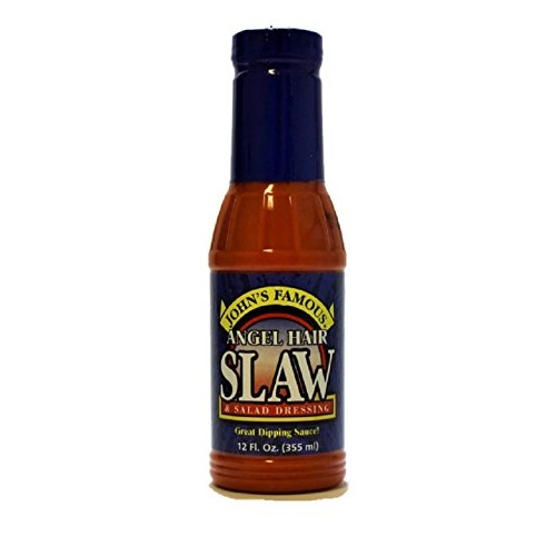 Johns Famous Angel Hair Slaw &Amp; Salad Dressing, 12 Ounce Bottle