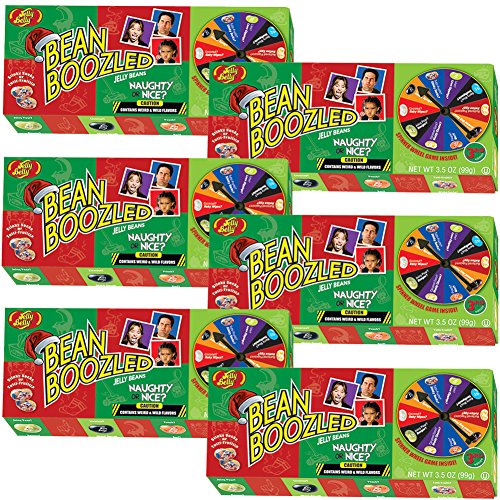 Set/6 Jelly Belly Bean Boozled Naughty Or Nice Fun Christmas S
