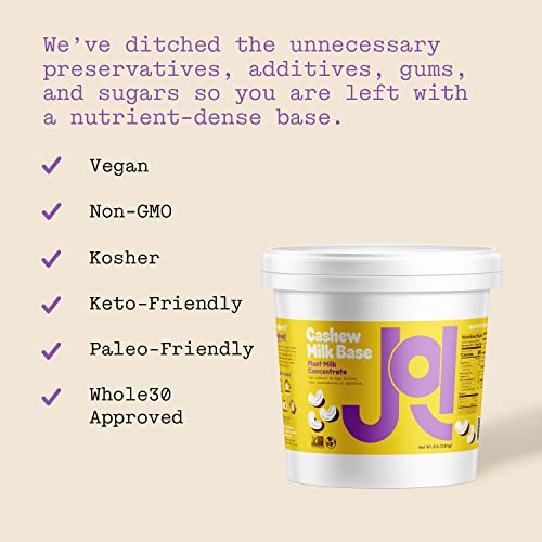 Unsweetened Cashew Milk Concentrate By Joi - 60 Quarts - Vegan,