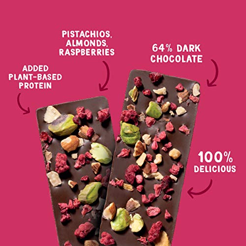 Jojos Dark Chocolate Bars Made With Hemp, Plant Based Protein,