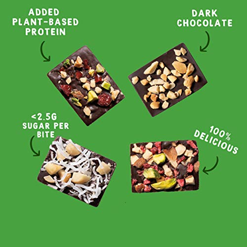 Jojos Dark Chocolate Bites Made With Hemp, Plant Based Protein,
