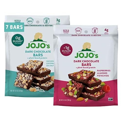 JOJOs Dark Chocolate Bars Made with Hemp, Plant Based Protein, ... JOJOs Dark Chocolate Bars Made with Hemp, Plant Based Protein, ...