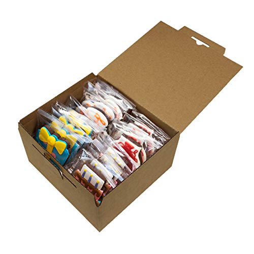 Jolly Cookies Hand Decorated Chocolate Butter Cookies 16 Count -