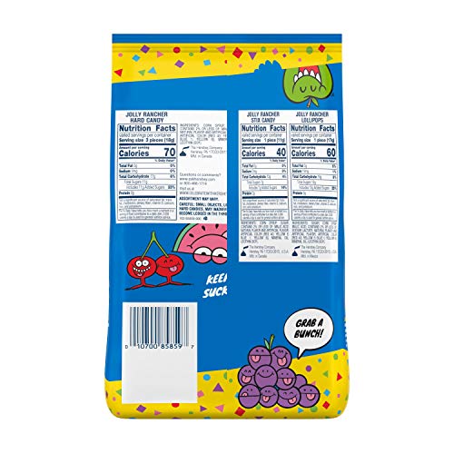 Jolly Rancher Assorted Fruit Flavored Mixed Candy, Individually