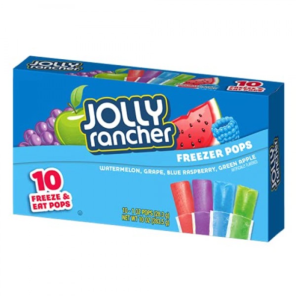 Jolly Rancher Freezer Pops 10 Ct Package Pack of 10