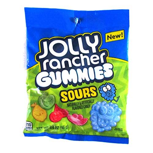 Jolly Rancher Gummies Sours 1 Bag Sour &Amp; Chewy Gummy Candy - G