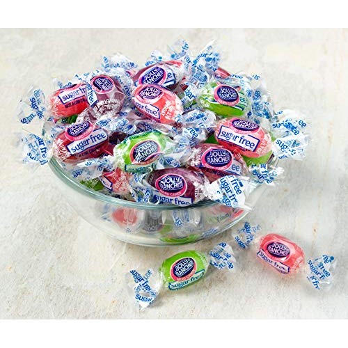 Jolly Rancher Sugar Free Hard Candy, 3.6 Oz Bag, Pack Of 12