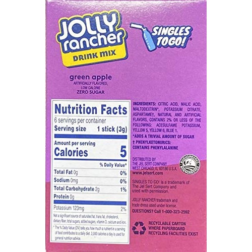 Lot Of 6 6-Ct. Boxes Mixed Variety Jolly Rancher ~ 3 Green App