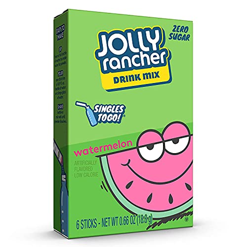 Jolly Rancher Watermelon Singles To Go 4 Boxes Of 6 Packets Eac