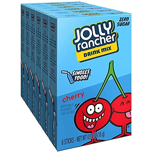 Jolly Rancher Singles To Go - Variety Pack Of 6 Cherry