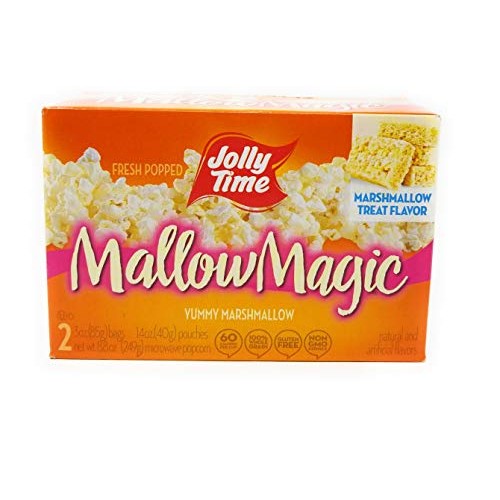 Jolly Time Mallow Magic Marshmallow Flavor Microwave Popcorn, 2-