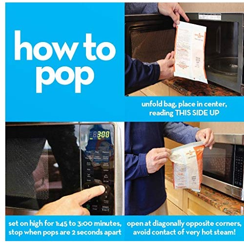 Jolly Time Healthy Pop Crispy N White | Low Calorie Microwave P