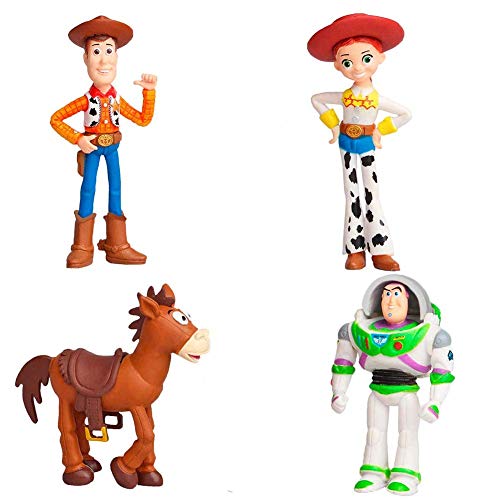 7 Pcs Toy Story Cake Toppers Mini Figurines Cupcake Decorations
