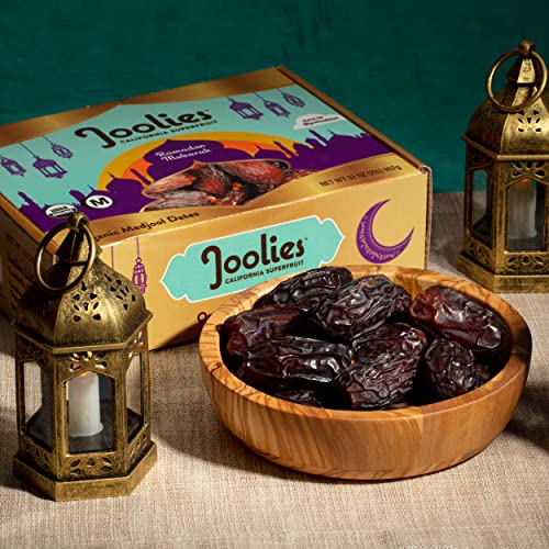 Joolies Organic Whole Medjool Dates | Jumbo Grade, 2 Pound Speci