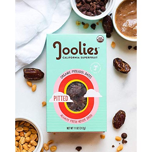 Joolies Organic Pitted Medjool Dates | 7 Ounce, 2 Pack | Fresh C