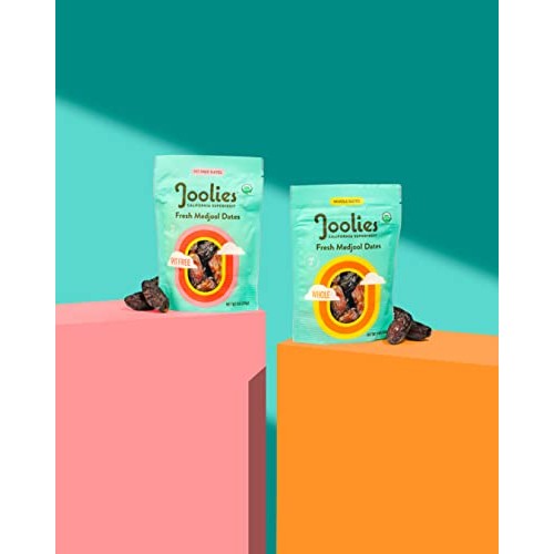 Joolies Organic Pit-Free Medjool Dates | 9 Ounce Pouch| Fresh Ca...