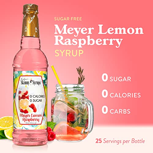 Jordans Skinny Mixes Sugar Free Syrup, Meyers Lemon Raspberry F...