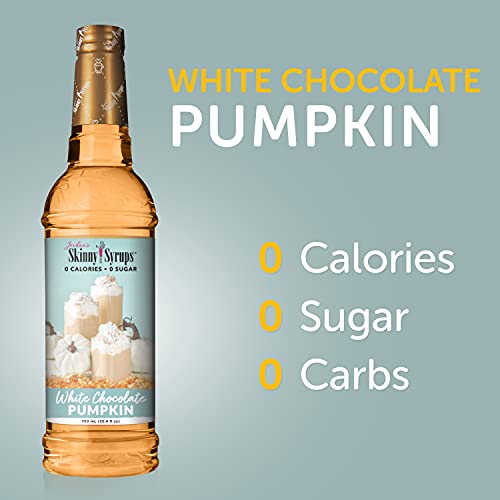 Jordans Skinny Mixes Syrups White Chocolate Pumpkin, Sugar Free...