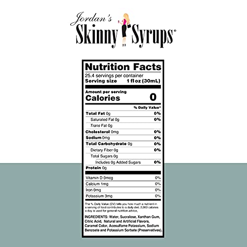 Jordans Skinny Mixes Syrups White Chocolate Pumpkin, Sugar Free...