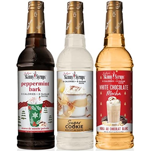 Jordans Skinny Syrups Holiday Coffee Sugar Free Syrup : Pepperm...