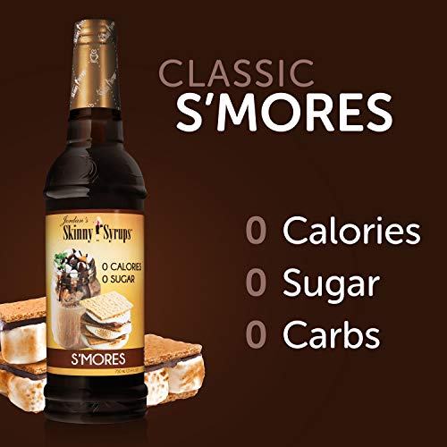 Jordans Skinny Syrups Smores, Sugar Free Coffee Flavoring Syru