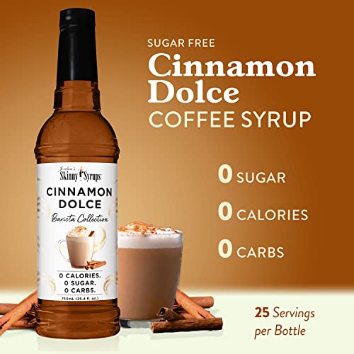 Jordans Skinny Syrups Sugar Free Coffee Syrup, Cinnamon Dolce F...