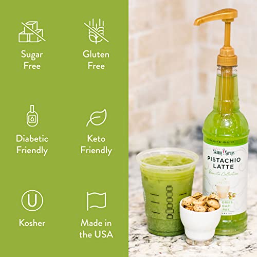 Jordans Skinny Syrups Sugar Free Coffee Syrup, Pistachio Flavor...