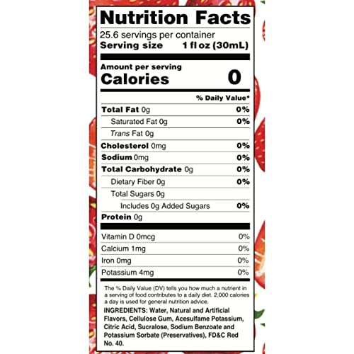 Jordans Skinny Syrups - Sugar Free Strawberry Syrup