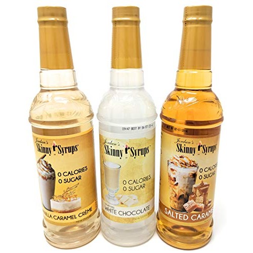 Jordans Skinny Syrups Sugar Free Trio - White Chocolate, Vanilla