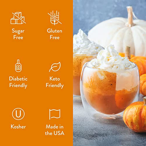 Jordans Skinny Syrups, Vanilla Bean Pumpkin Coffee Syrup, Sugar...