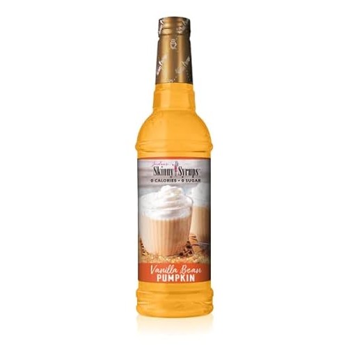 Jordans Skinny Syrups, Vanilla Bean Pumpkin Coffee Syrup, Sugar...