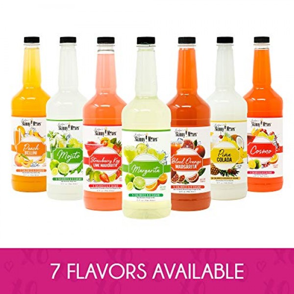 Skinny Mixes Cocktail Mix - Peach Bellini | Healthy Flavors With
