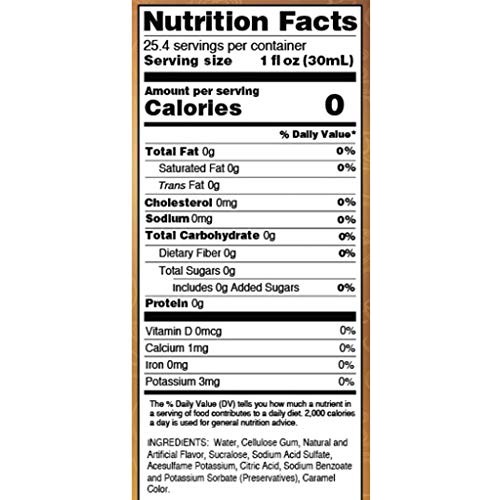 Sugar Free Cinnamon Vanilla - Jordans Skinny Syrups, 25.4 Oz.