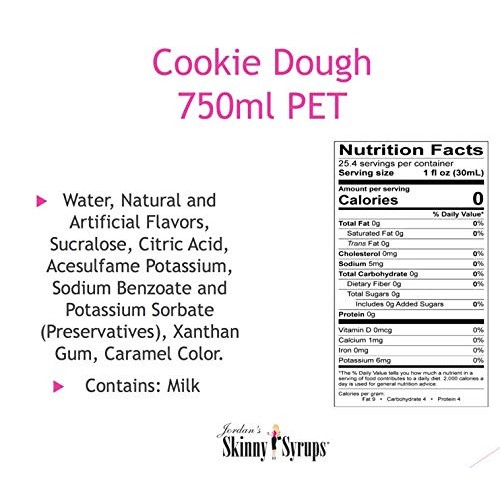 Jordans Skinny Dessert and Ice Cream Sugar Free Syrup Collectio...