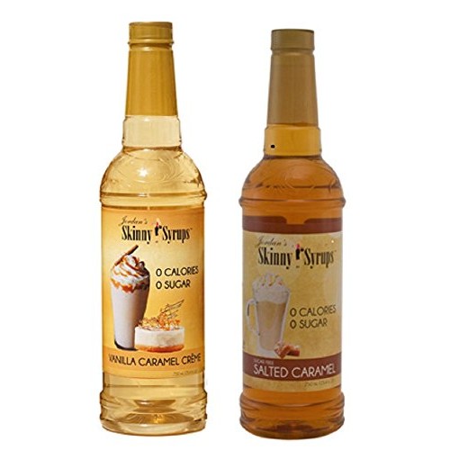 Jordans Skinny Gourmet Syrups Vanilla Caramel Creme And Salted