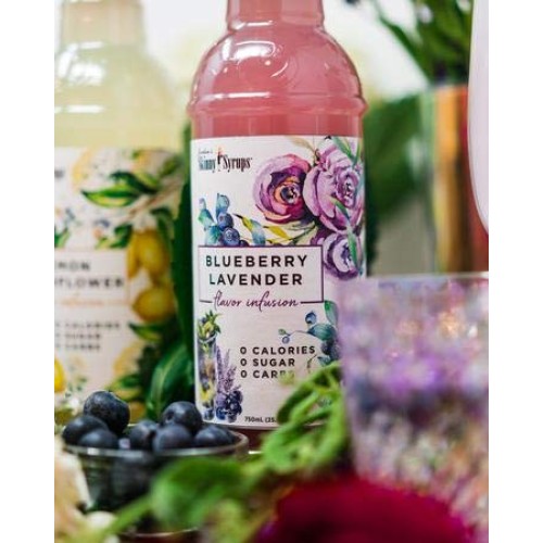 Jordans Skinny Syrups | Sugar Free Blueberry Lavender | Gluten F...