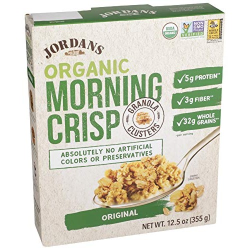 Jordans Morning Crisp Organic Original Cereal, 12.5Oz Box