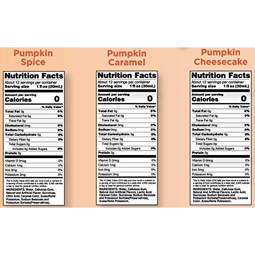 Jordans Sugar Free Skinny Syrups 3 Pack: Pumpkin Spice, Pumpkin
