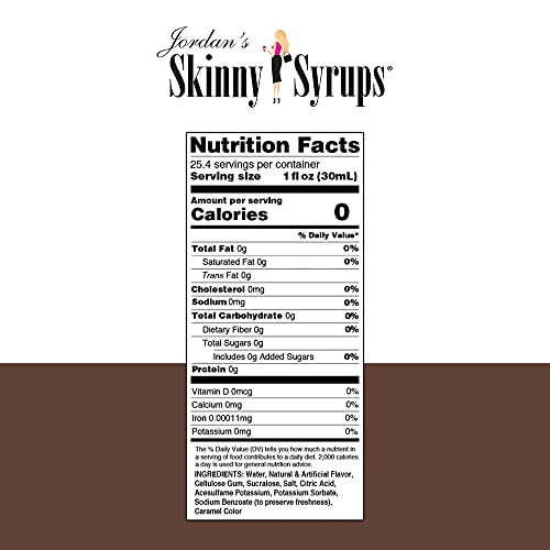 Limited Edition Hazelnut -Jordans Skinny Gourmet Syrups Sugar F...