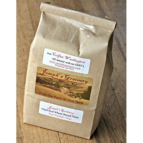 Hard Red Whole Wheat Flour,8 Lbs, Josephs Grainery Freshly Grou