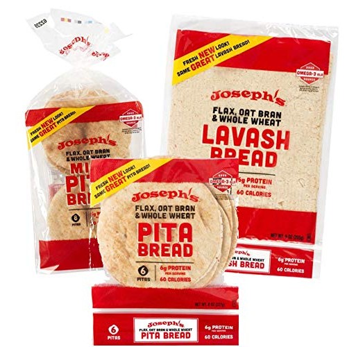 Combo Value Pack: Josephs Flax Oat Bran &Amp; Whole Wheat Reduc