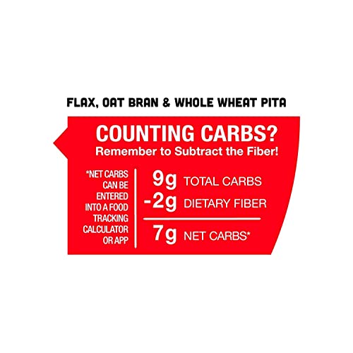 Josephs Pita Bread Value 6-Pack, Flax Oat Bran And Whole Wheat,