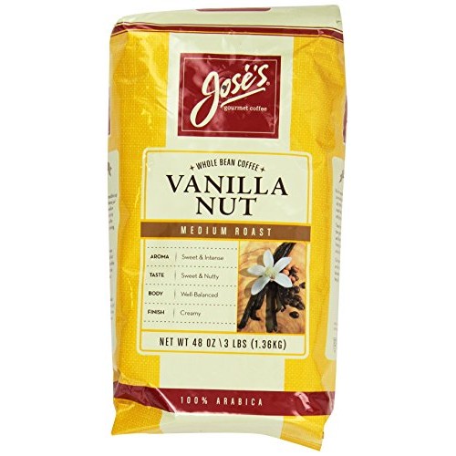 Joses Whole Bean Coffee Vanilla Nut 3 Lbs