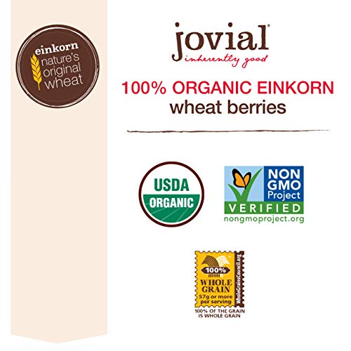 Jovial Organic Einkorn Wheat Berries, 16 Ounce - 12 Per Case.