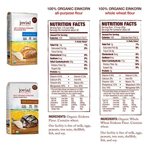Jovial Einkorn Baking Flour Variety Pack | 100% Organic Einkorn