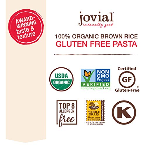 Jovial Farfalle Gluten-Free Pasta | Whole Grain Brown Rice Farfa Jovial Farfalle Gluten-Free Pasta | Whole Grain Brown Rice Farfa